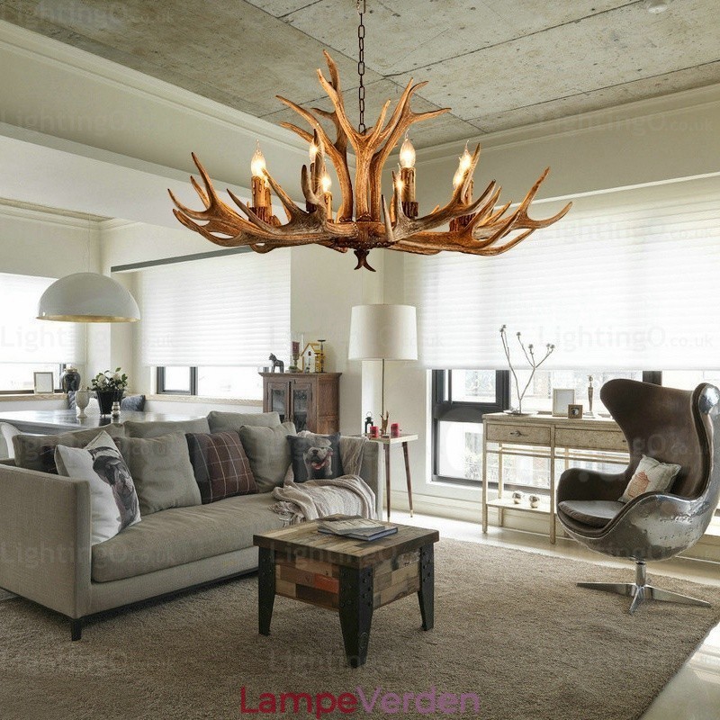 8 Light Country Rustik Nordisk Moderne Moderne Lysekrone