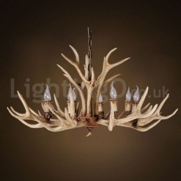 8 Light Country Rustik Nordisk Moderne Moderne Lysekrone