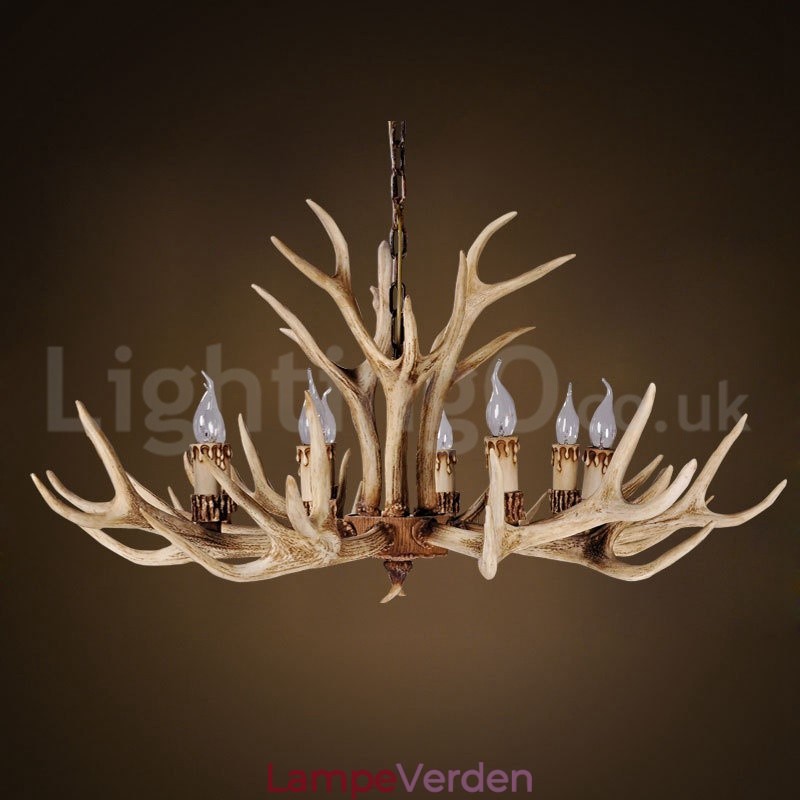 8 Light Country Rustik Nordisk Moderne Moderne Lysekrone