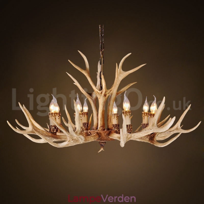 8 Light Country Rustik Nordisk Moderne Moderne Lysekrone