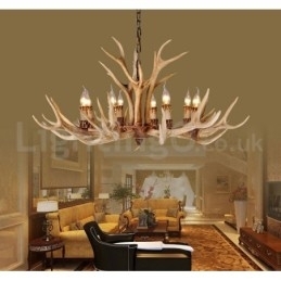 8 Light Country Rustik Nordisk Moderne Moderne Lysekrone