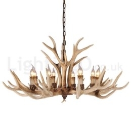 8 Light Country Rustik Nordisk Moderne Moderne Lysekrone