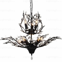 8 Light Country rustik lysekrone