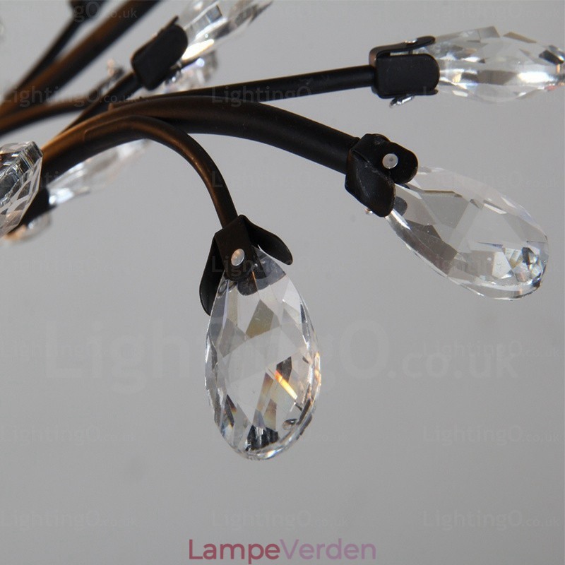 8 Light Country rustik lysekrone