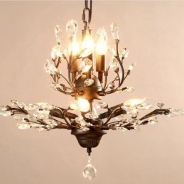 8 Light Country rustik lysekrone