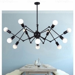 12 lyse vintage retro lysekronebutikker