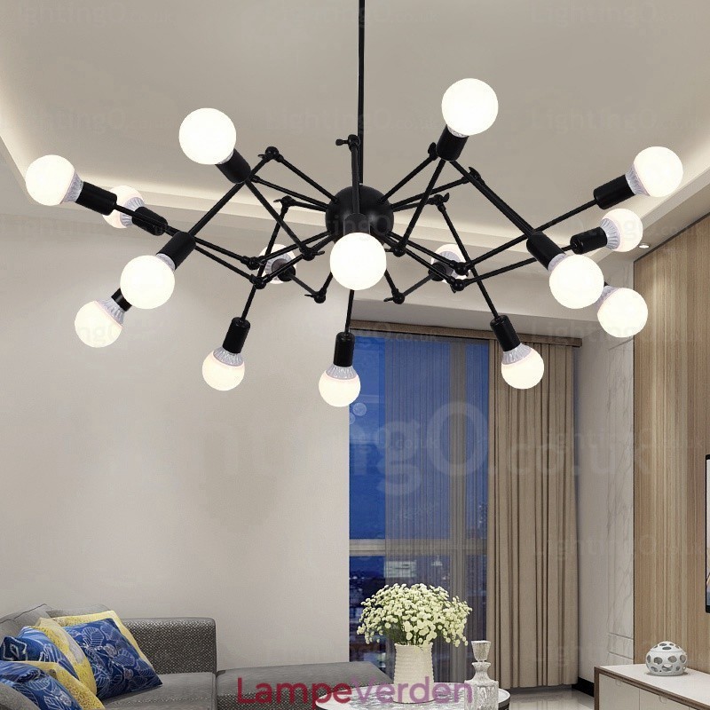 12 lyse vintage retro lysekronebutikker