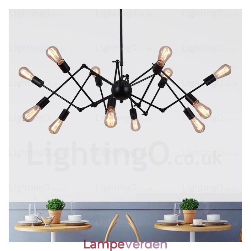 12 lyse vintage retro lysekronebutikker