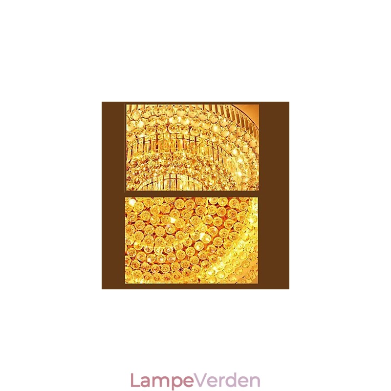 Moderne luksus lysekrone Krystal Absorber Kuppel Lys Diameter 35CM Indeholder 3 Pærer