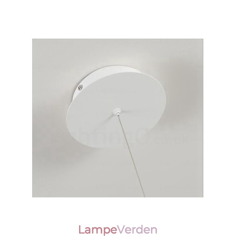 2 lys moderne moderne pendel med akrylskærm