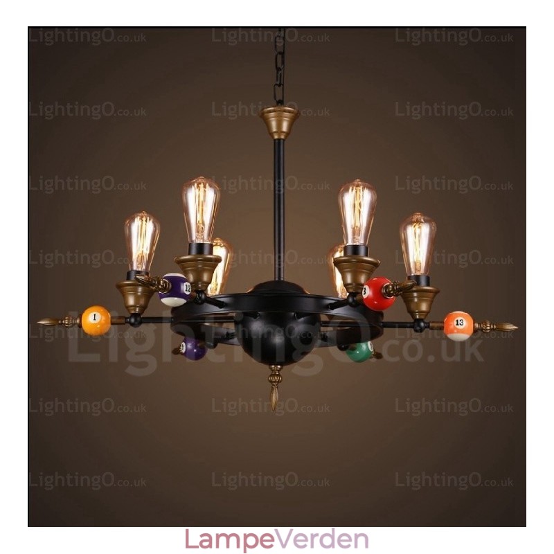 4 Light Country Rustik Vintage Retro Pendel Light