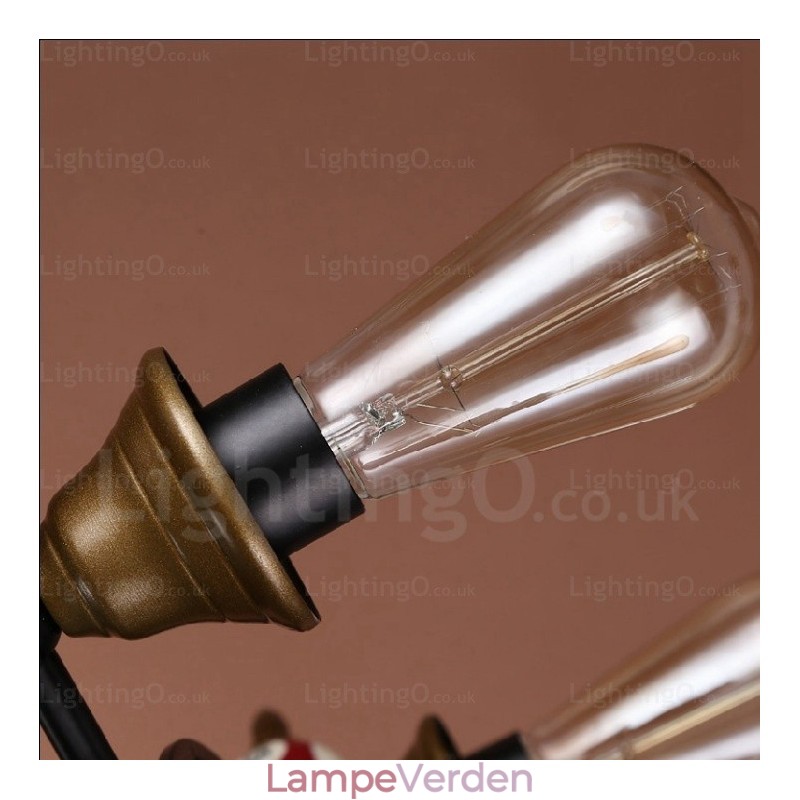 4 Light Country Rustik Vintage Retro Pendel Light