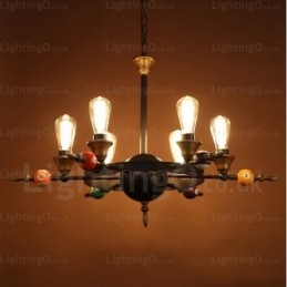 4 Light Country Rustik Vintage Retro Pendel Light