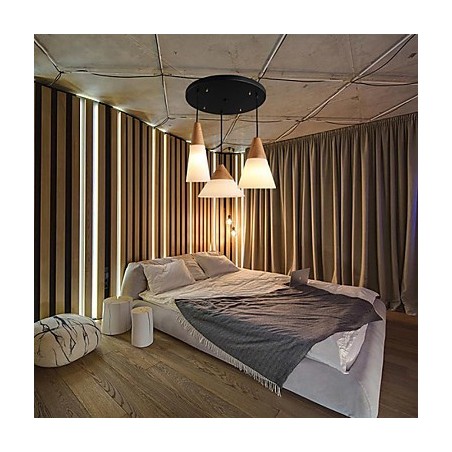 Lysekrone Mini Style Moderne Moderne Metal 3 Light Pendel Light Lysekrone Mini Style Moderne Moderne Metal 3 Light Pendel Light