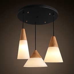 Lysekrone Mini Style Moderne Moderne Metal 3 Light Pendel Light