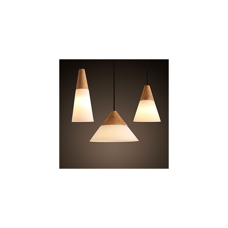 Lysekrone Mini Style Moderne Moderne Metal 3 Light Pendel Light