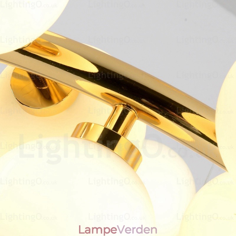 25 Lys nordisk pendel med glasskærm