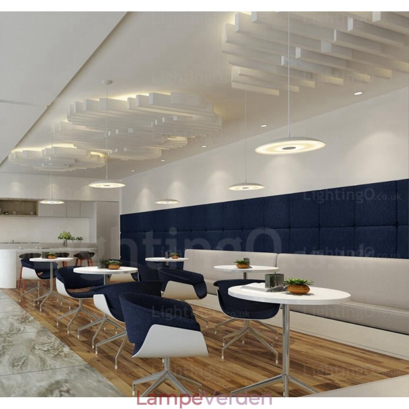 1 lys moderne moderne pendel med glasskærm