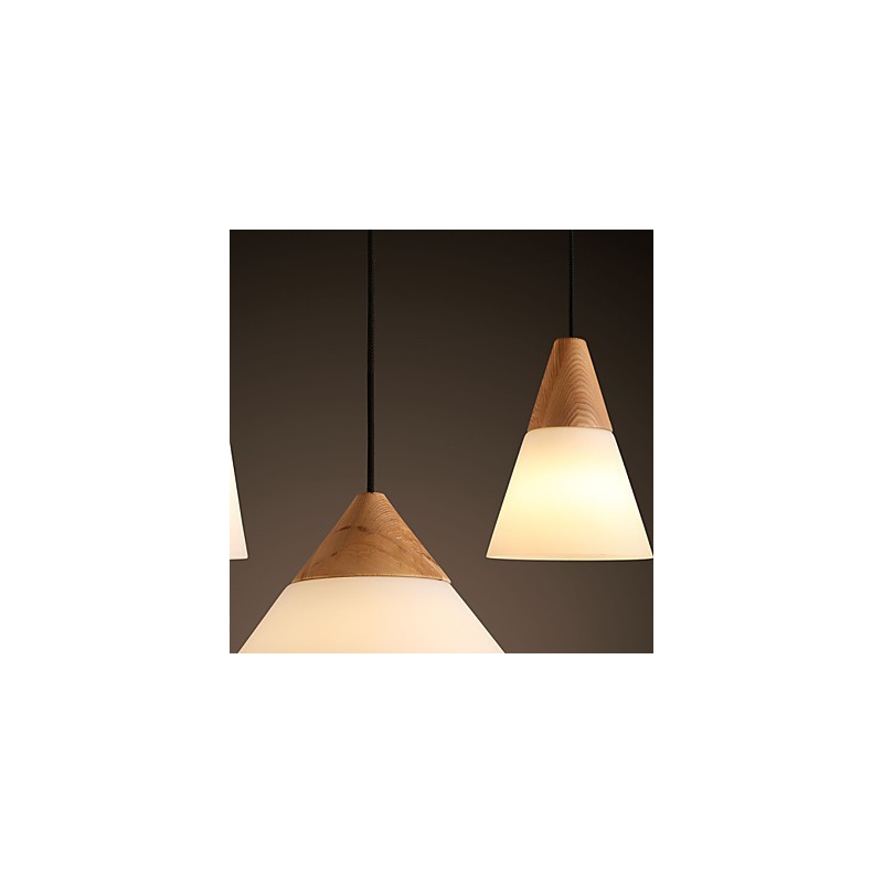 Lysekrone Mini Style Moderne Moderne Metal 3 Light Pendel Light