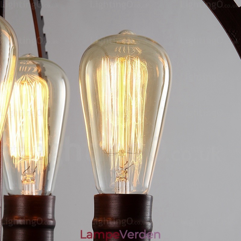 4 lys vintage retro pendel