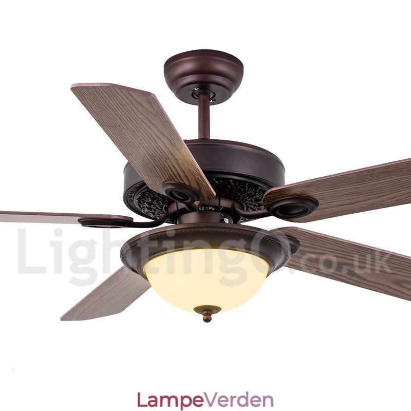 42" 48" 52" Country Retro Rustic Lodge Vintage Loftsventilator