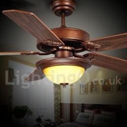 48" 52" Country Retro Rustic Lodge Vintage Loftsventilator