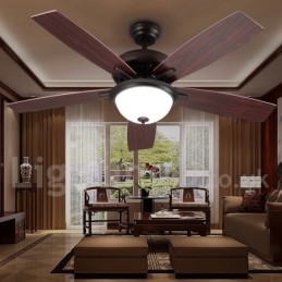 52" Country Retro Rustic Lodge Vintage Loftsventilator