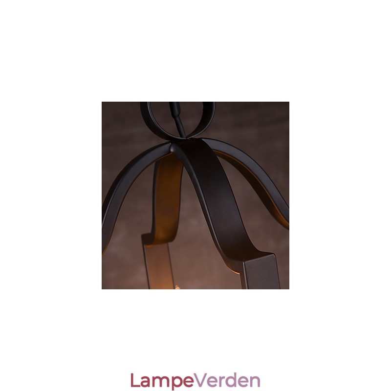 4 Light Vintage Minimalistisk Iron Painting Pendel Light