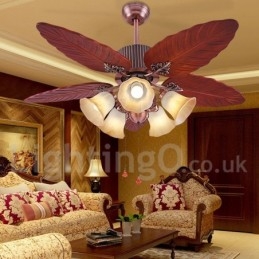 48" Country Retro Rustic Lodge Vintage Loftsventilator