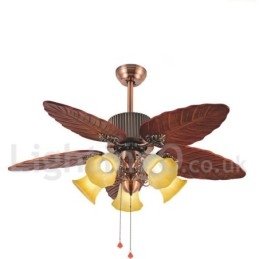 48" Country Retro Rustic Lodge Vintage Loftsventilator