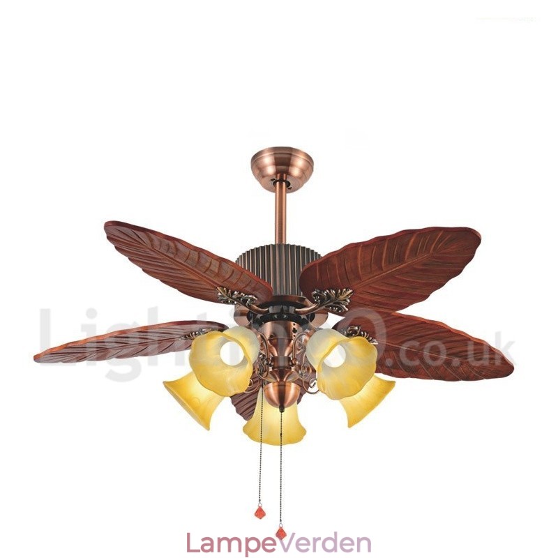 48" Country Retro Rustic Lodge Vintage Loftsventilator
