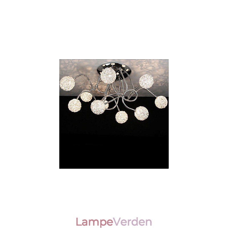 Simple Iron Ceiling Rund Iron Creative lampelampe Aluminium Wire lampe