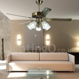 52" europæisk stil vintage loftsventilator