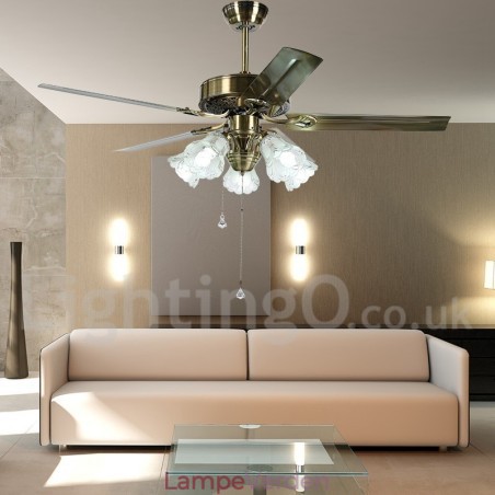 52" europæisk stil vintage loftsventilator 52" europæisk stil vintage loftsventilator