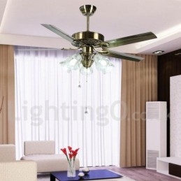 52" europæisk stil vintage loftsventilator