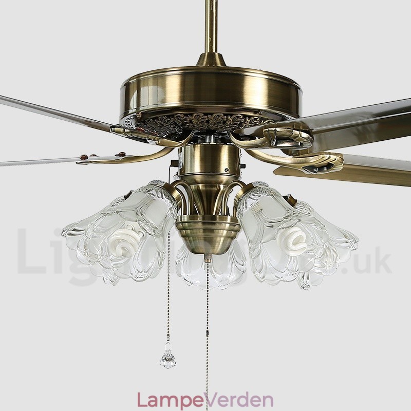 52" europæisk stil vintage loftsventilator