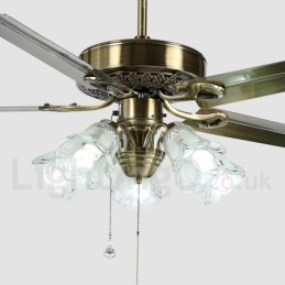 52" europæisk stil vintage loftsventilator