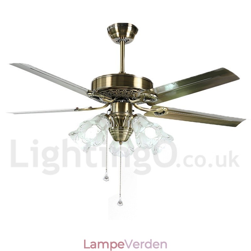 52" europæisk stil vintage loftsventilator