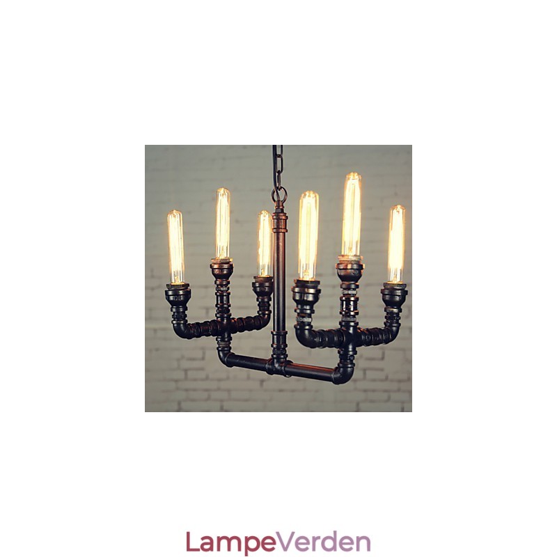 Lysekrone Mini Style Rustic Lodge Retro Metal