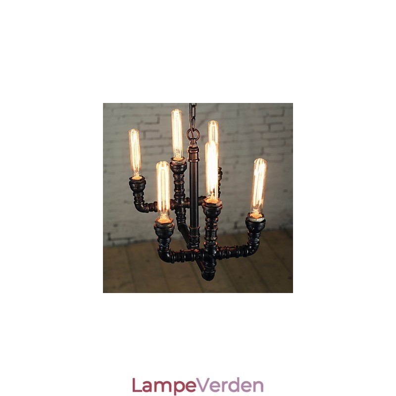 Lysekrone Mini Style Rustic Lodge Retro Metal