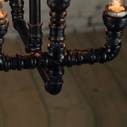 Lysekrone Mini Style Rustic Lodge Retro Metal