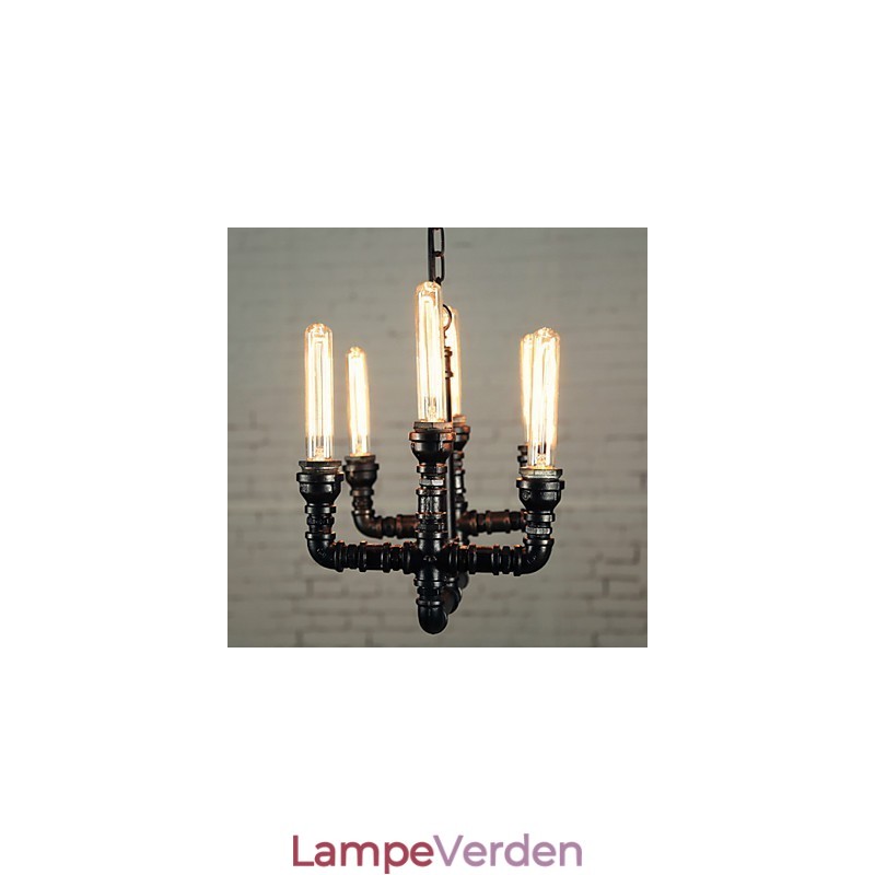 Lysekrone Mini Style Rustic Lodge Retro Metal