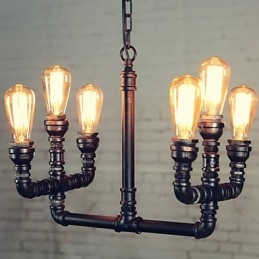 Lysekrone Mini Style Rustic Lodge Retro Metal