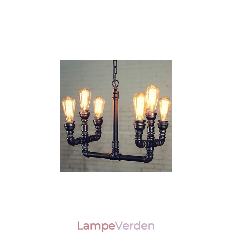 Lysekrone Mini Style Rustic Lodge Retro Metal