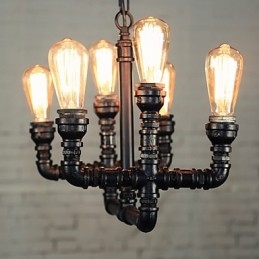 Lysekrone Mini Style Rustic Lodge Retro Metal