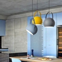 Northern Europe Steel Lighting Exhibition Store Pendellampe