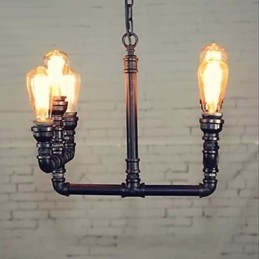 Lysekrone Mini Style Rustic Lodge Retro Metal