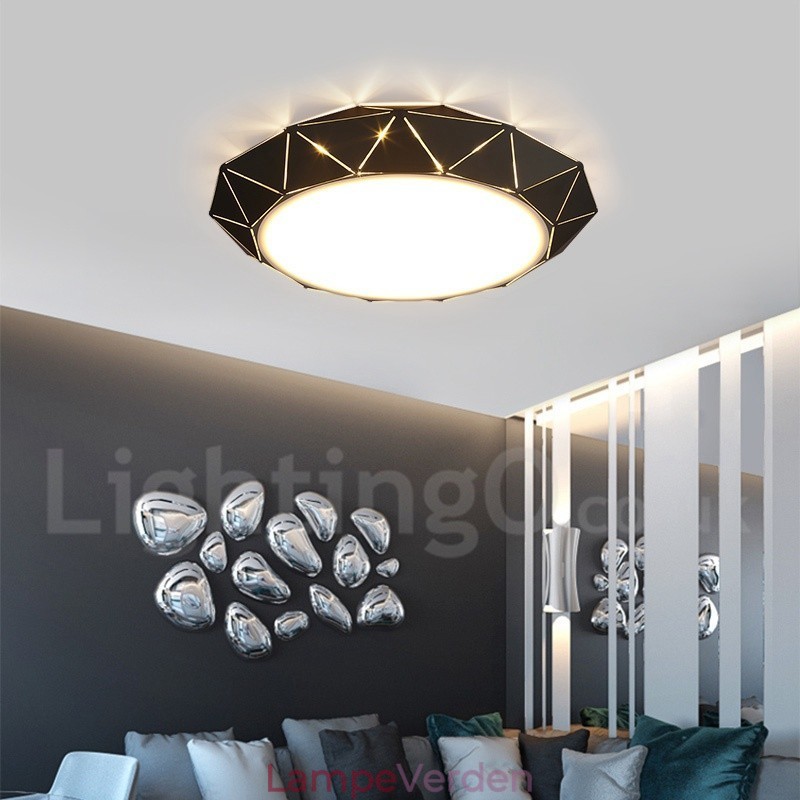 Moderne moderne stålbelysning Store Loftslampe