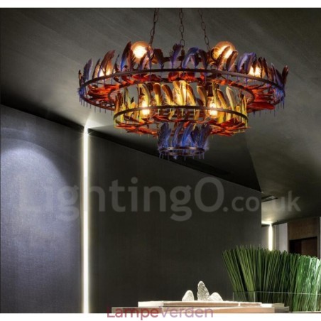 Retro Steel Lighting Store Pendel lysekrone Light Retro Steel Lighting Store Pendel lysekrone Light