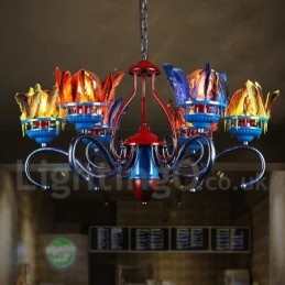 Retro Steel Lighting Store Pendel lysekrone Light